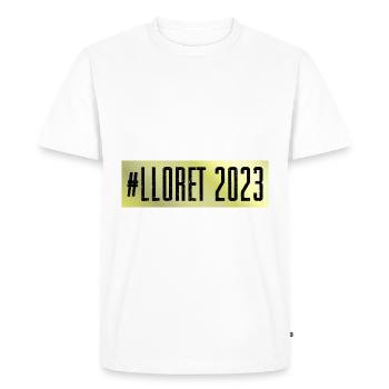 Lloret De Mar 2023 - T-shirt Premium bio Homme - blanc - Devant - Nico (187cm)