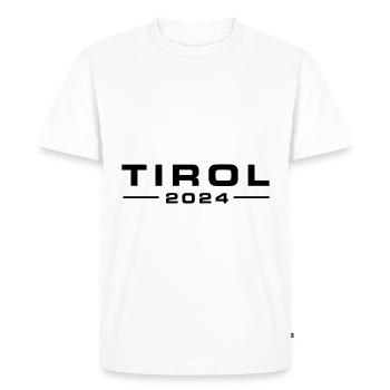 Tyrol 2024 - T-shirt Premium bio Homme - blanc - Devant - Nico (187cm)