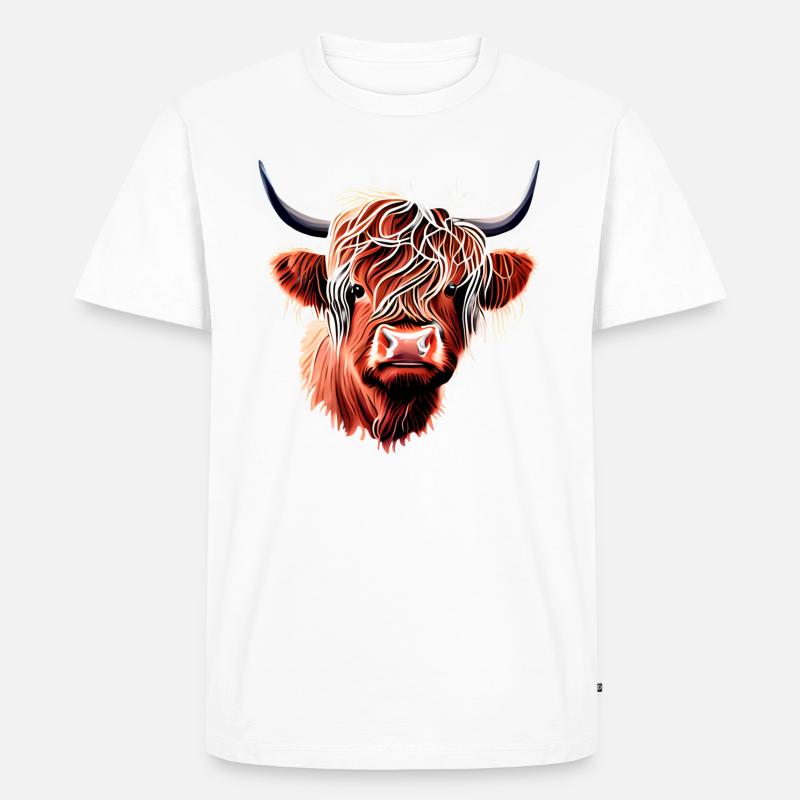 2b - Männer Premium Bio T-Shirt - Weiß