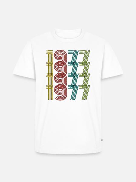 Millésime 1977 - T-shirt Premium bio Homme - blanc