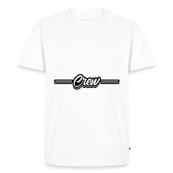 Conception de l’équipage - T-shirt Premium bio Homme - blanc - Devant - Nico (187cm)