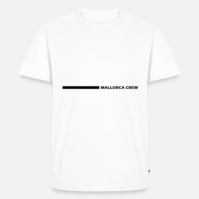 Mallorca Crew - Männer Premium Bio T-Shirt - Weiß