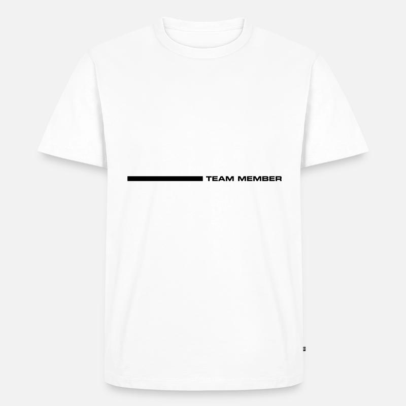 Membres de l’équipe - T-shirt Premium bio Homme - blanc