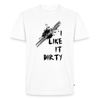 Autocross car racing cars mud dirt gift - Men's Premium Organic T-Shirt - white - Front - Nico (187cm)
