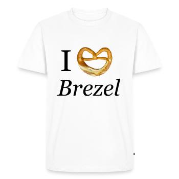 Bretzel - T-shirt Premium bio Homme - blanc - Devant - Nico (187cm)