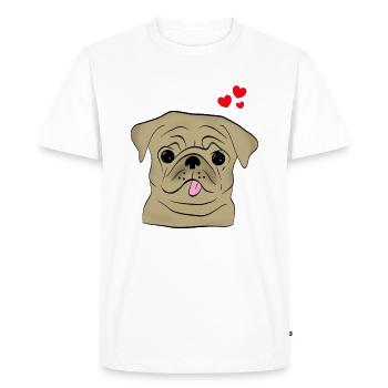 Carlin - Carlin - T-shirt Premium bio Homme - blanc - Devant - Nico (187cm)