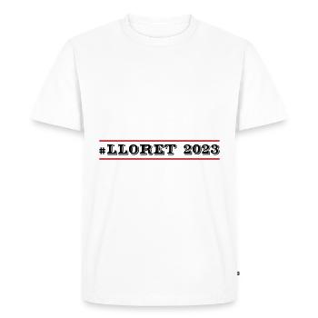Lloret De Mar 2023 - Men's Premium Organic T-Shirt - white - Front - Nico (187cm)
