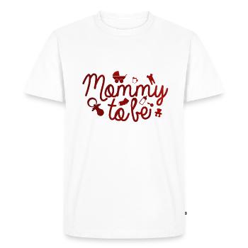 idée de cadeau naissance bébé enfant né naissance - T-shirt Premium bio Homme - blanc - Devant - Nico (187cm)