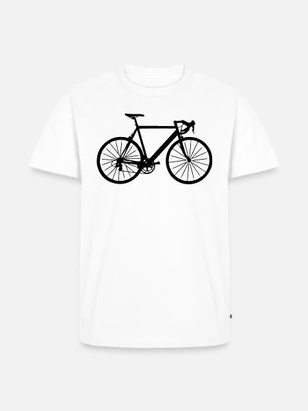 bike bicycle sport - Men's Premium Organic T-Shirt - white