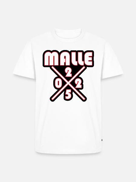 Malle 2025 - Männer Premium Bio T-Shirt - Weiß