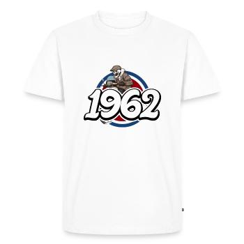 60th Birthday Scooter Scooter Scooter Rider - Men's Premium Organic T-Shirt - white - Front - Nico (187cm)