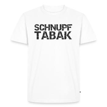 tabac - T-shirt Premium bio Homme - blanc - Devant - Nico (187cm)