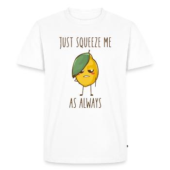 Lemon Comic Chibi Anime Emo Gothique Cadeau - T-shirt Premium bio Homme - blanc - Devant - Nico (187cm)