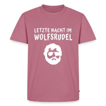 Poltern Junggesellenabschied - Männer Premium Bio T-Shirt - Mauve - Vorne - Nico (187cm)