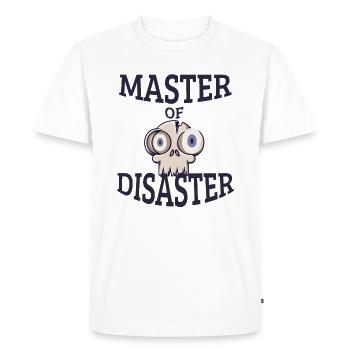Master of Disaster - T-shirt Premium bio Homme - blanc - Devant - Nico (187cm)