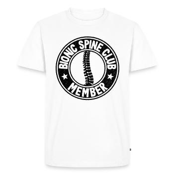 Surgery Bionic Spine Club Member Spinal Fusion - Men's Premium Organic T-Shirt - white - Front - Nico (187cm)