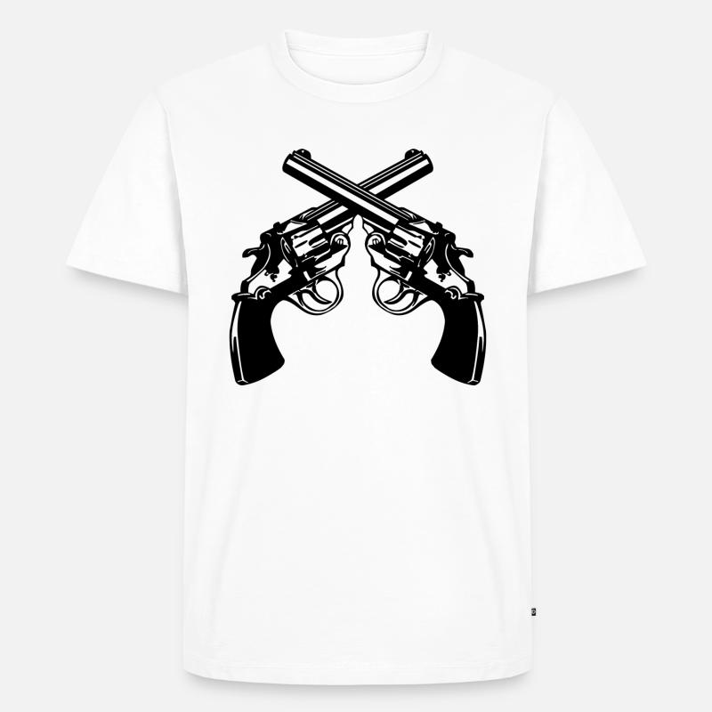 rev_vectorized_vectorized - Männer Premium Bio T-Shirt - Weiß