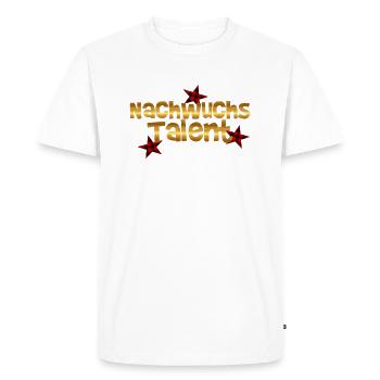 Cadeau de naissance cool talent - T-shirt Premium bio Homme - blanc - Devant - Nico (187cm)