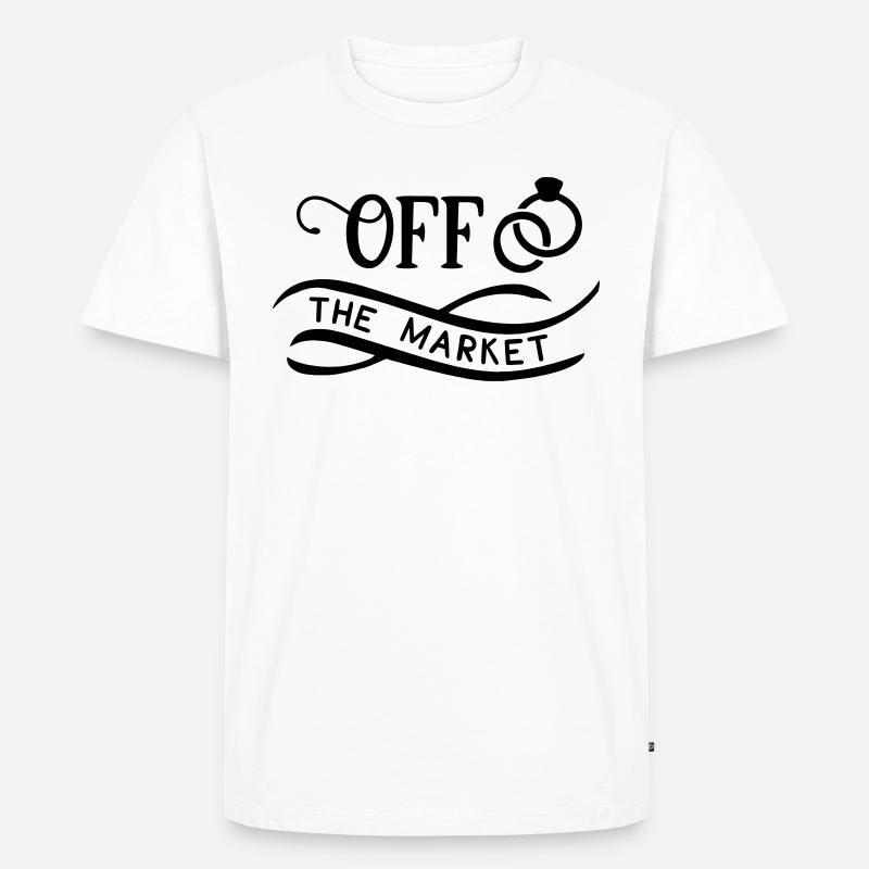 Junggesellinnenabschied JGA Hochzeit Geschenk - Männer Premium Bio T-Shirt - Weiß