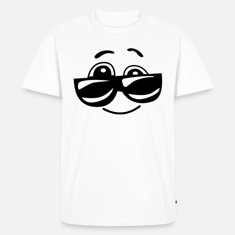 Comic - Männer Premium Bio T-Shirt - Weiß