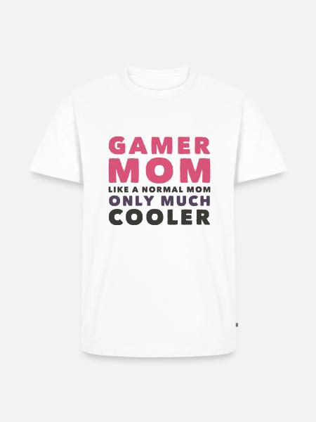 Gamer Mom - Zocker Tee Shirt til Moms - Herre Premium økologisk T-shirt - hvid