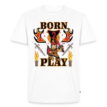 Playmobil Novelmore Brody - Born 2 Play - T-shirt Premium bio Homme - blanc - Devant - Nico (187cm)