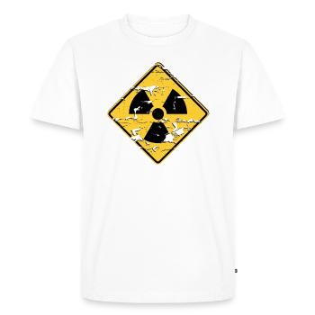 Radioactive - T-shirt Premium bio Homme - blanc - Devant - Nico (187cm)