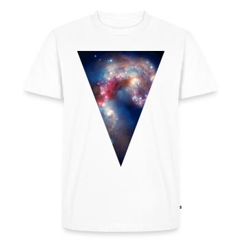 Galaxy - Space - Stars - Cosmic - Art - Universe - Men's Premium Organic T-Shirt - white - Front - Nico (187cm)