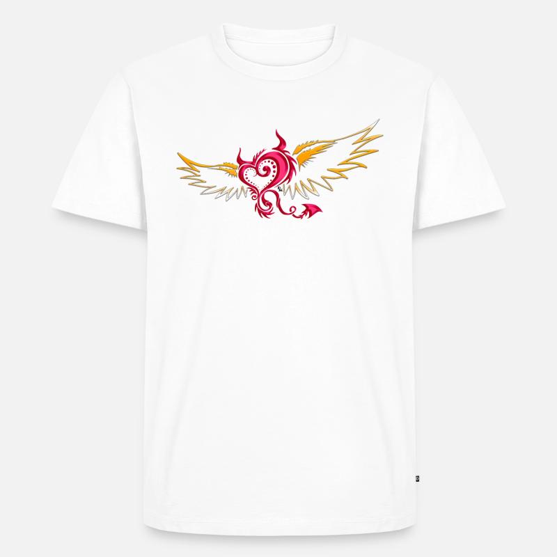 flying devil 001 by DK - Men's Premium Organic T-Shirt - undefined
