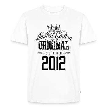 2012 limited edition - Men's Premium Organic T-Shirt - white - Front - Nico (187cm)