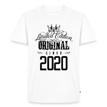 Édition limitée 2020 - T-shirt Premium bio Homme - blanc - Devant - Nico (187cm)