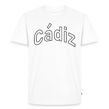Cadix - T-shirt Premium bio Homme - blanc - Devant - Nico (187cm)