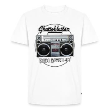 Toshiba RT-S913 BoomBoom 40 Boombox - T-shirt Premium bio Homme - blanc - Devant - Nico (187cm)