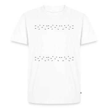 Costume De Concombre - Costume De Carnaval De Concombre Halloween - T-shirt Premium bio Homme - blanc - Devant - Nico (187cm)