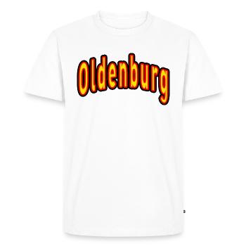 Oldenburg - T-shirt Premium bio Homme - blanc - Devant - Nico (187cm)