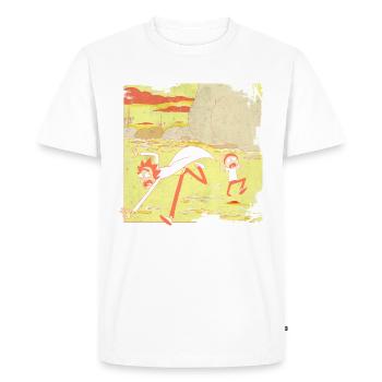 Rick And Morty Escape From Buttworld - Men's Premium Organic T-Shirt - white - Front - Nico (187cm)