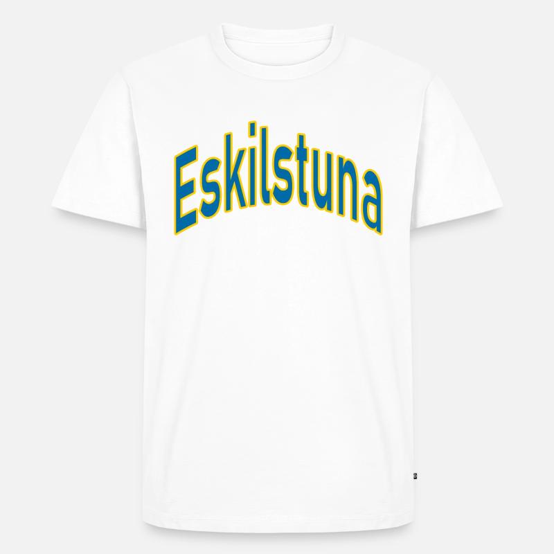 Eskilstuna - Männer Premium Bio T-Shirt - Weiß
