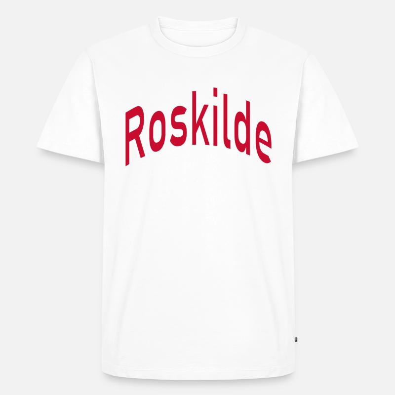 Roskilde - Männer Premium Bio T-Shirt - Weiß
