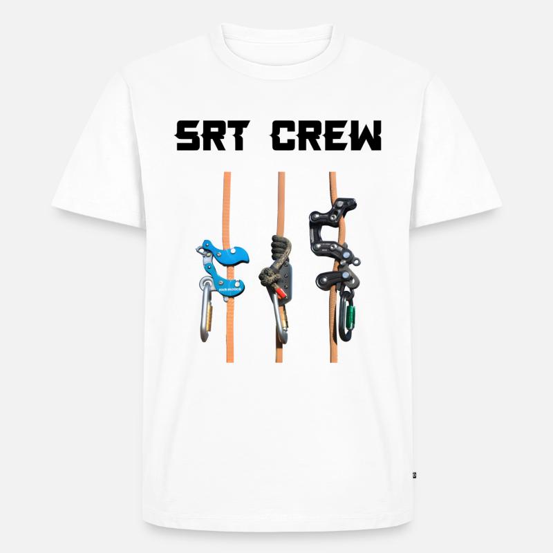 SRT Crew - Männer Premium Bio T-Shirt - Weiß