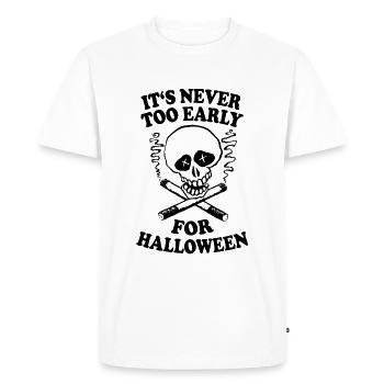Cadeau déguisement squelette - T-shirt Premium bio Homme - blanc - Devant - Nico (187cm)