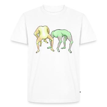 No Head José - Men's Premium Organic T-Shirt - white - Front - Nico (187cm)