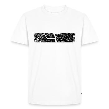 Delft - T-shirt Premium bio Homme - blanc - Devant - Nico (187cm)