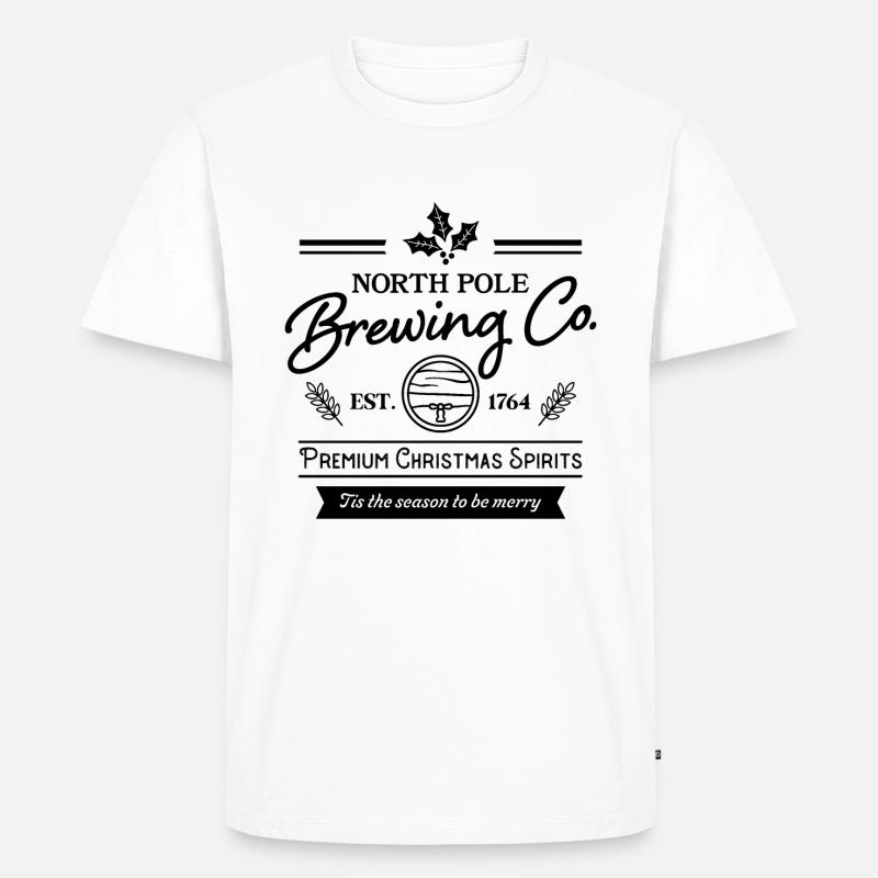North Pole Brewing Co. - Männer Premium Bio T-Shirt - Weiß