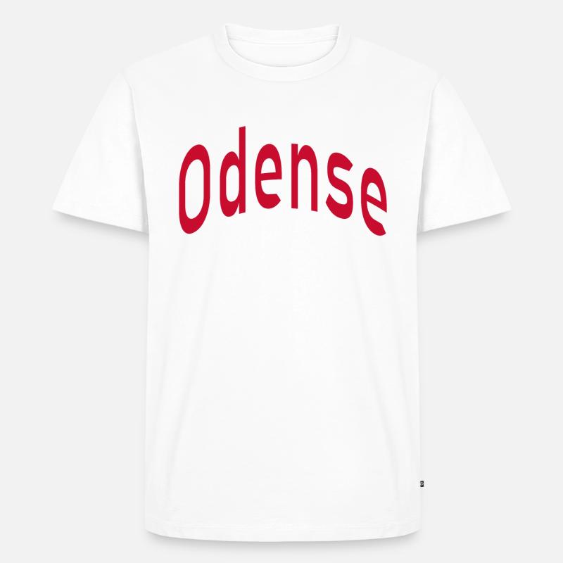 Odense - Männer Premium Bio T-Shirt - Weiß