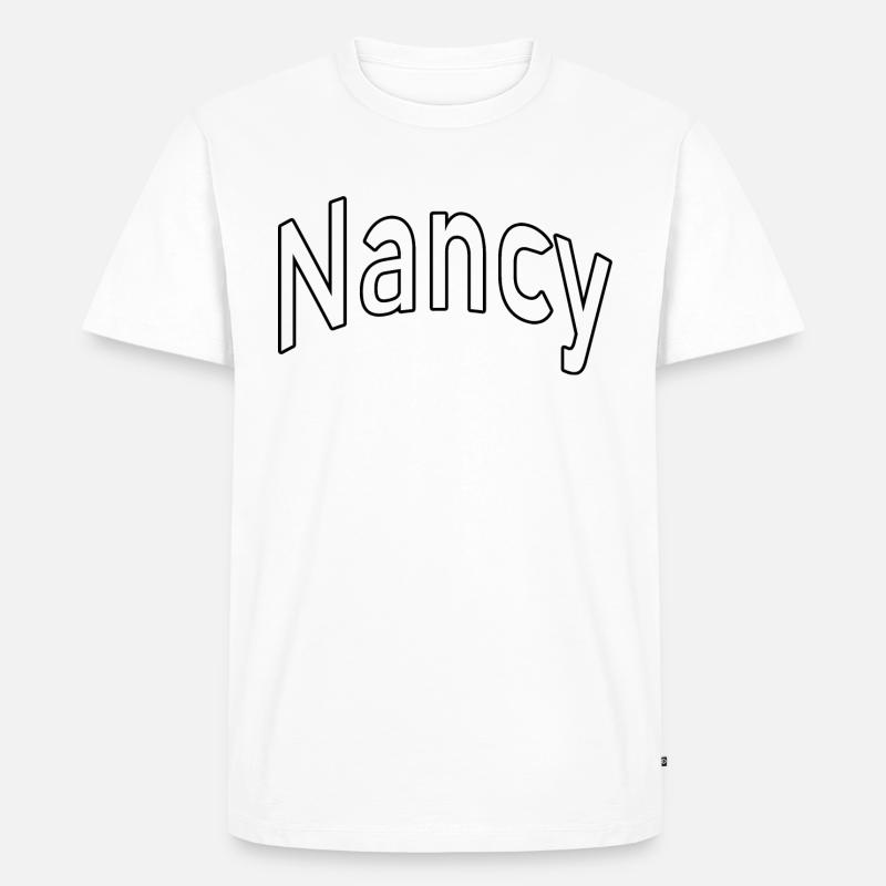 Nancy - Männer Premium Bio T-Shirt - Weiß