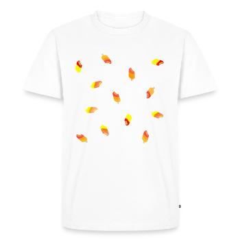 La glace à la tige dans beaucoup de couleurs comme une idée de cadeau - T-shirt Premium bio Homme - blanc - Devant - Nico (187cm)