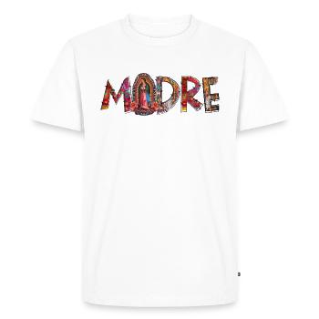 Madre Notre-Dame - T-shirt Premium bio Homme - blanc - Devant - Nico (187cm)