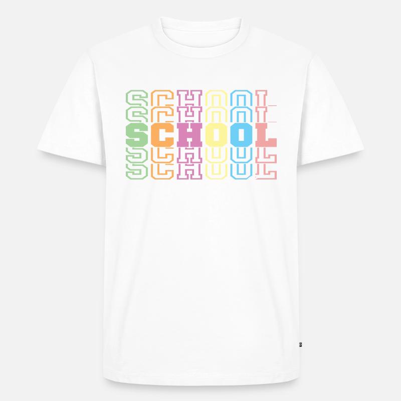 L'école c'est cool - T-shirt Premium bio Homme - undefined