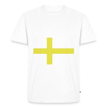 Sverige - T-shirt Premium bio Homme - blanc - Devant - Nico (187cm)