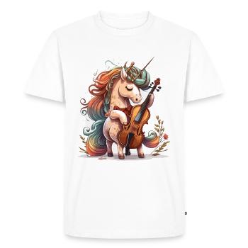 Symphonie dans les étoiles - T-shirt Premium bio Homme - blanc - Devant - Nico (187cm)